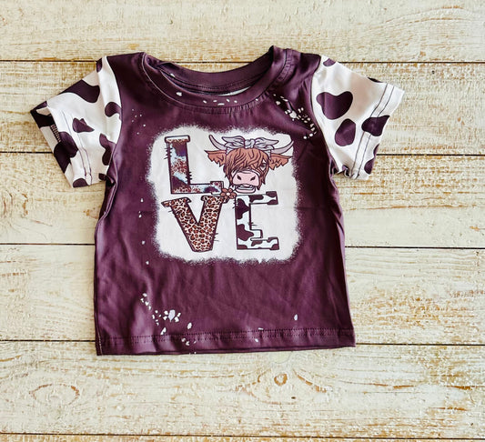 Highland Cow Love Tee