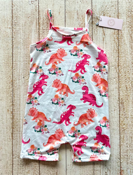 Dino Spaghetti Strap Jumpsuit