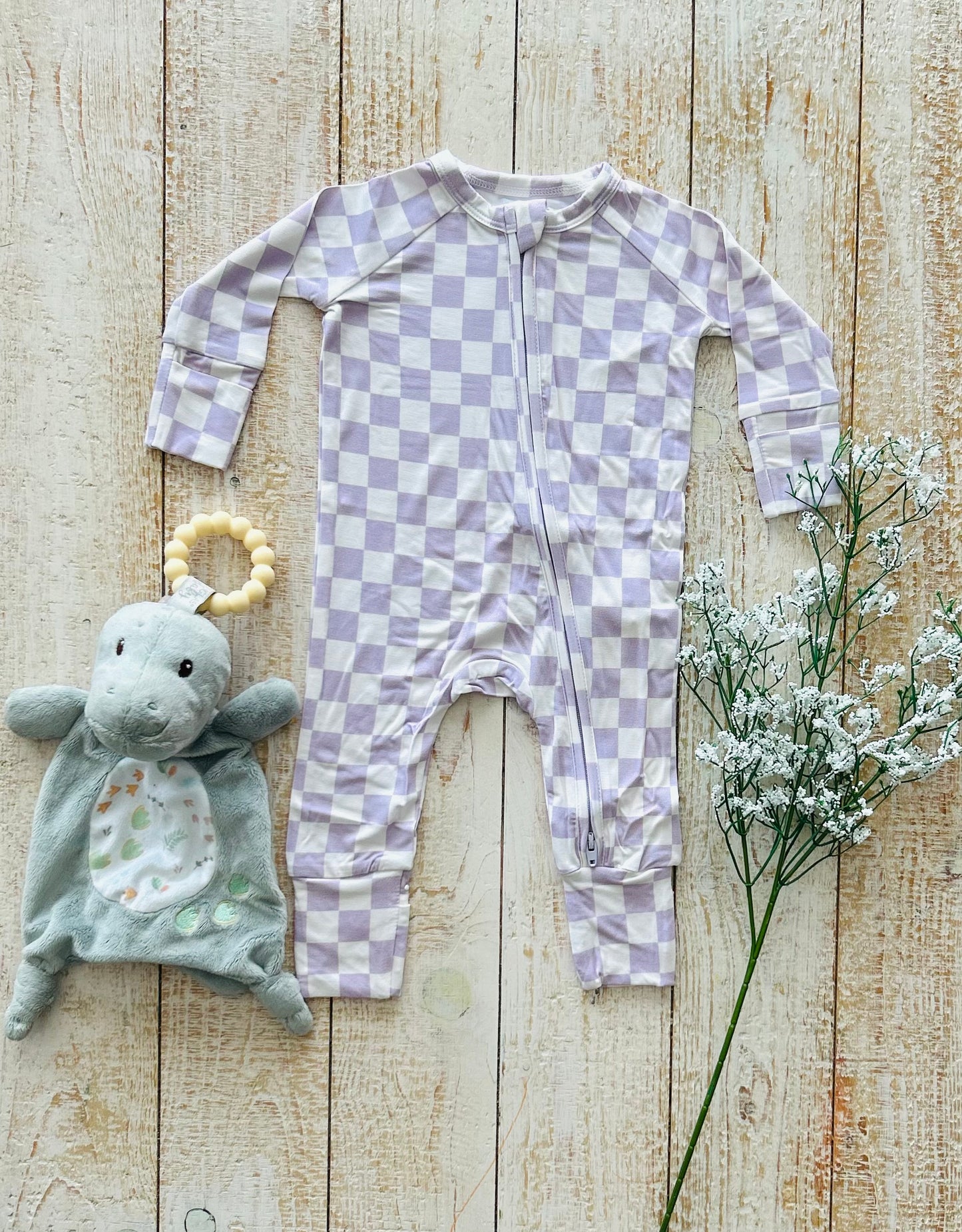 Lavender Checker Jammies