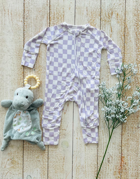 Lavender Checker Jammies