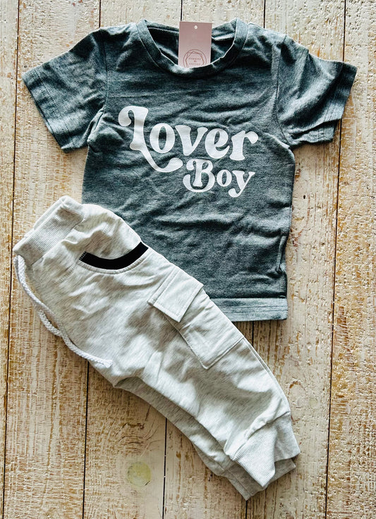 Lover Boy Set (Tshirt and Long Pants)