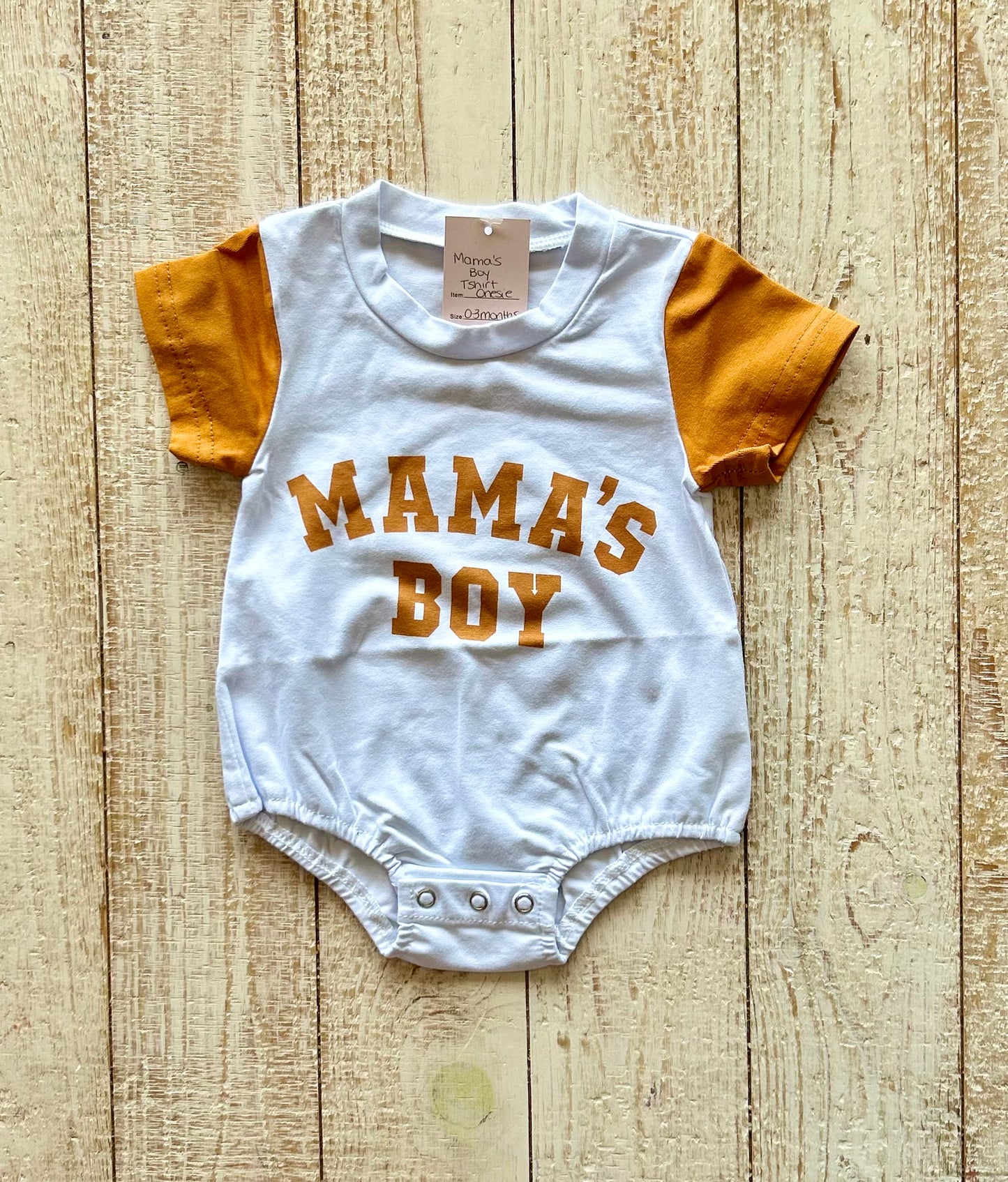 Mama's Boy Tshirt Onesie