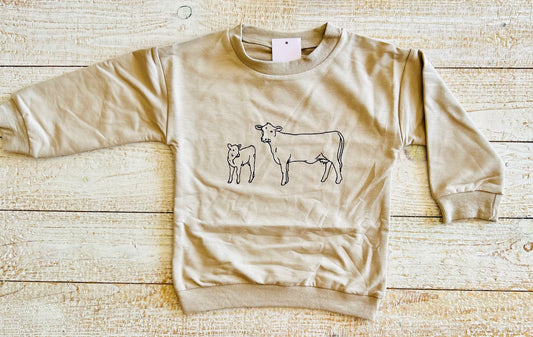 Cow and Calf Sweater