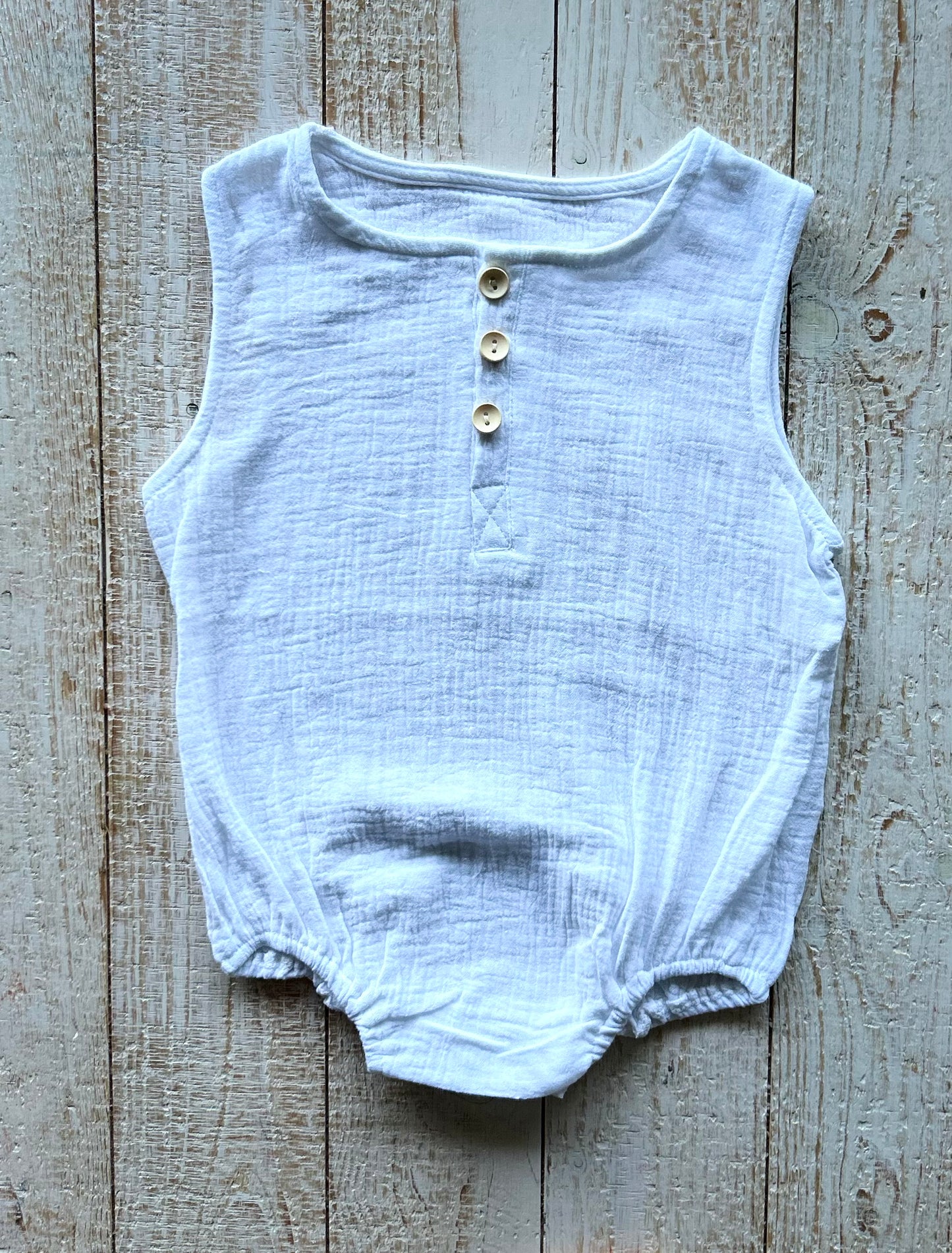 Muslin Cotton Sleeveless Romper