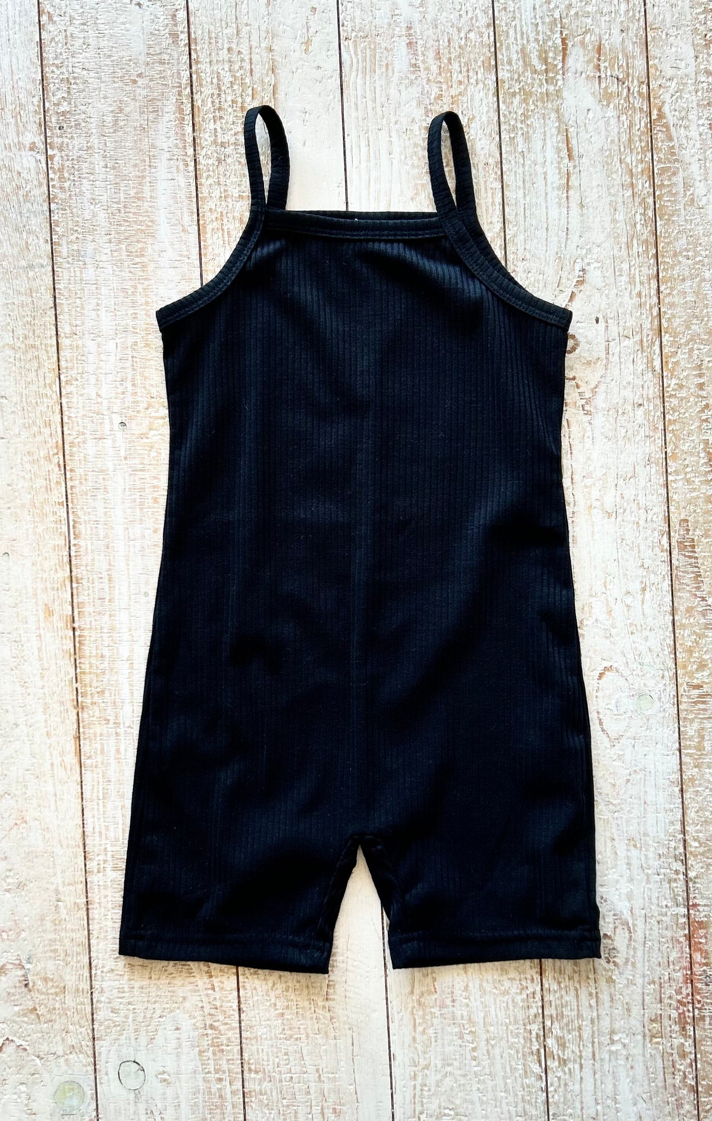 Black Romper w/ Denim