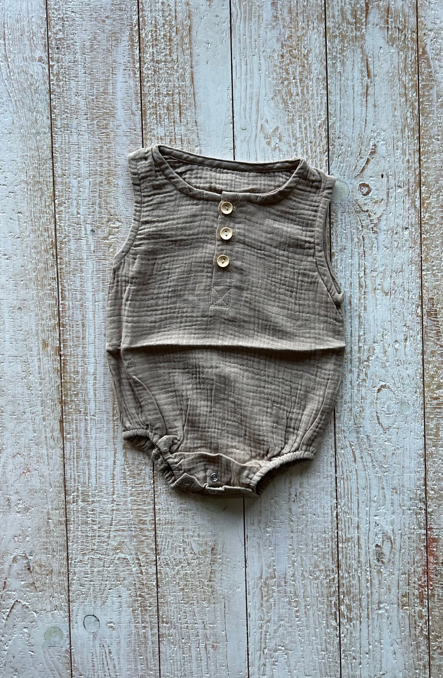 Muslin Cotton Sleeveless Romper