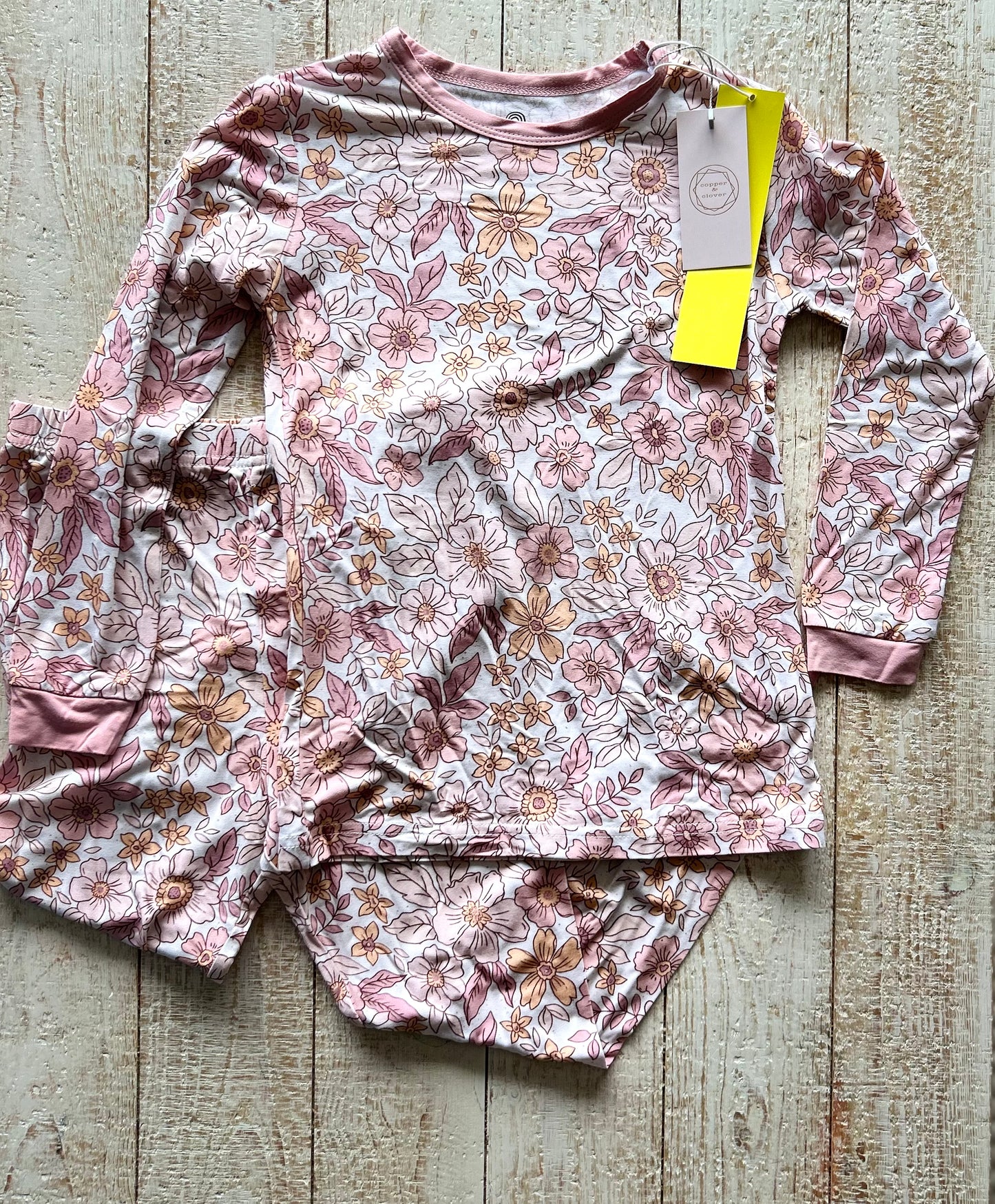 Blush Blooms 2 Piece Bamboo Jammies