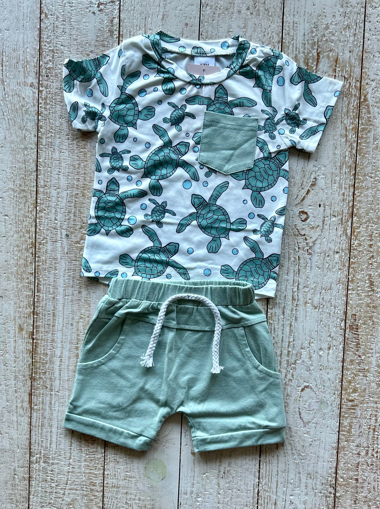 Turtle Short Set