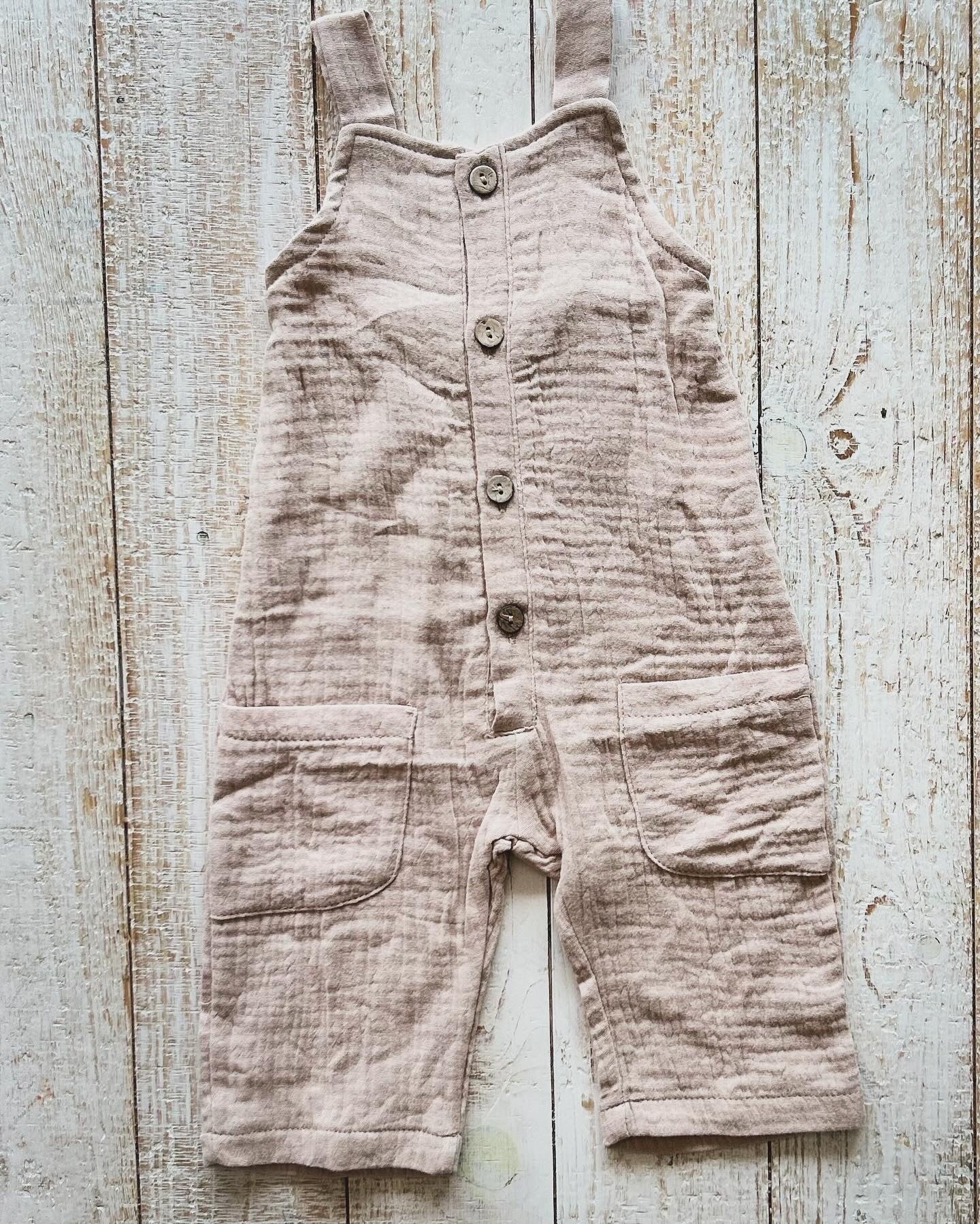 Khaki Ripple Jumpsuit