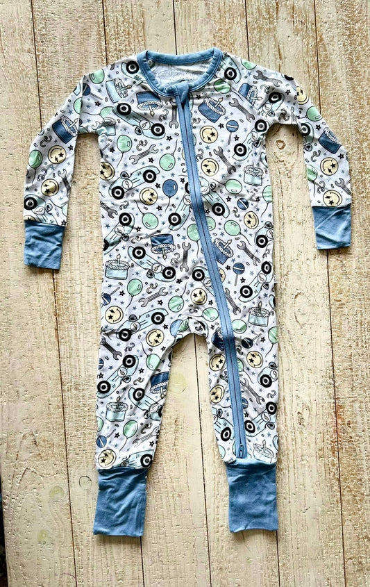 Racecar Birthday Onesies